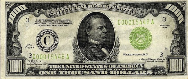 1000 bill