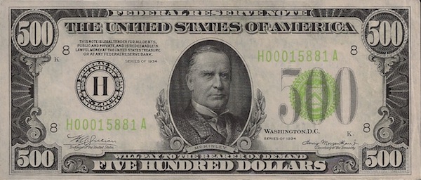 500 bill