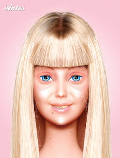 make up barbie look